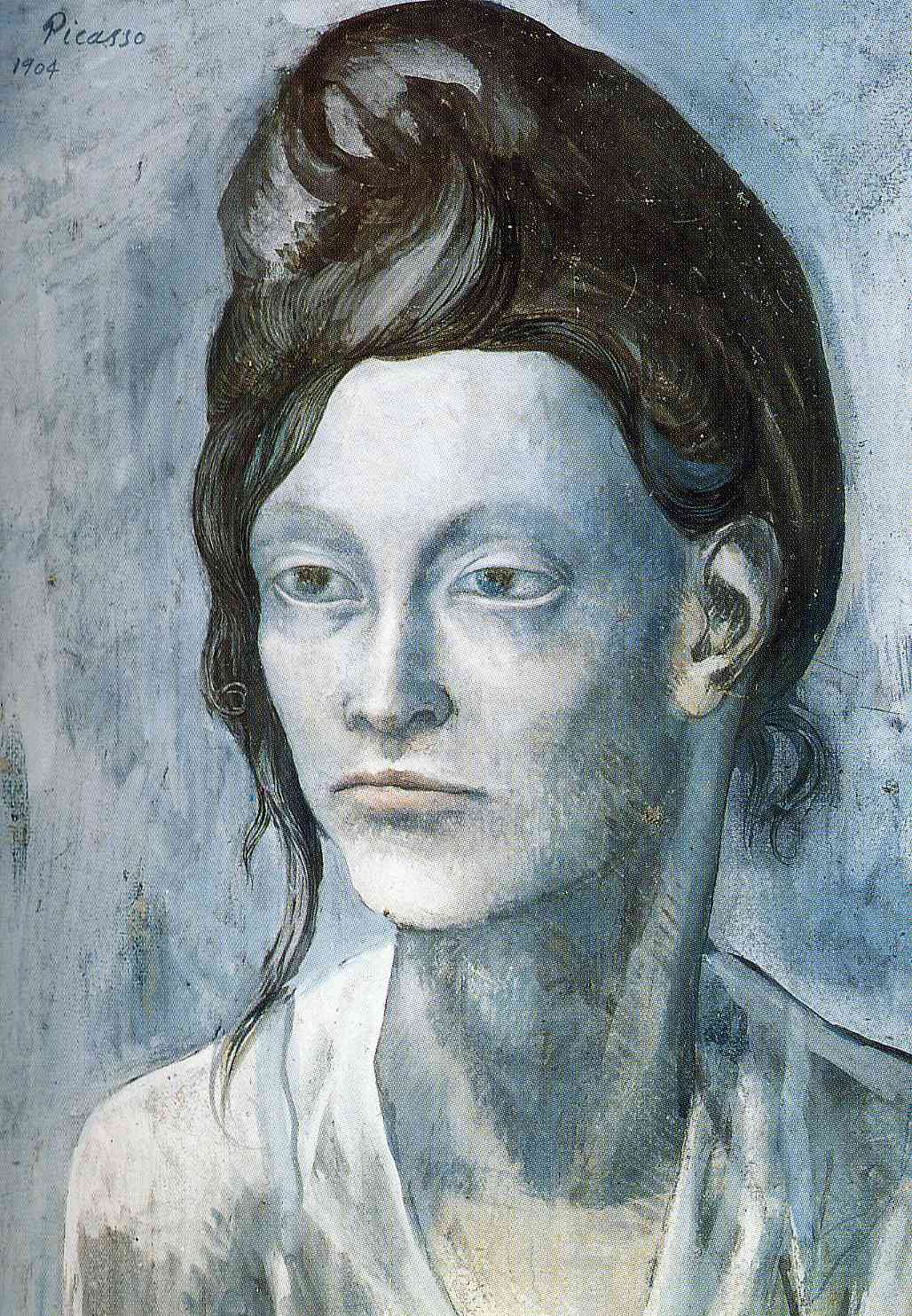 Picasso Woman with her ​​hair in a small bun 1904